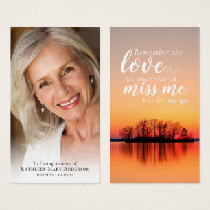 Sunset Sprichwort Foto Gedenkkarte