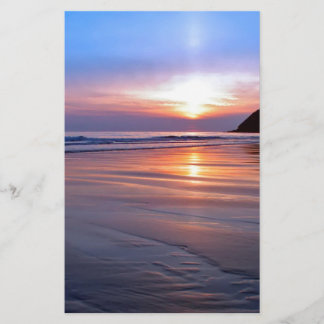 Sunset St Bees Footprint