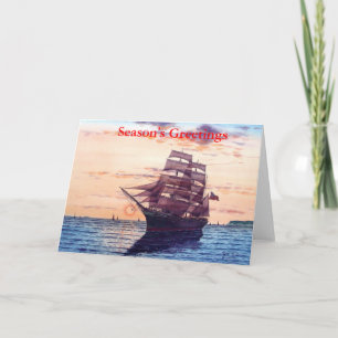 sunset star of india- feiertagskarte