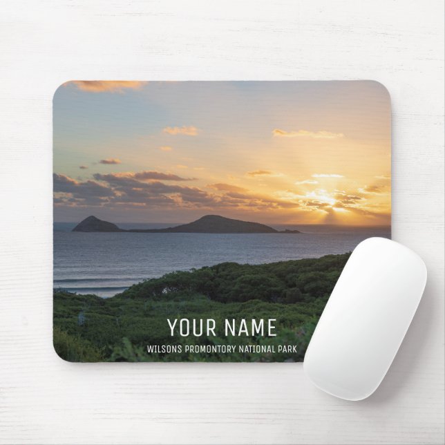 Sunset Summer Ocean Nature Landschaft Foto A Mousepad (Mit Mouse)