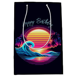 Sunset Surf Glow Mittlere Geschenktüte