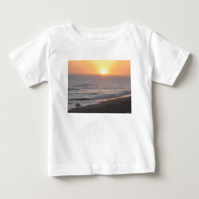Sunset Surfers Baby T-shirt (Vorderseite)