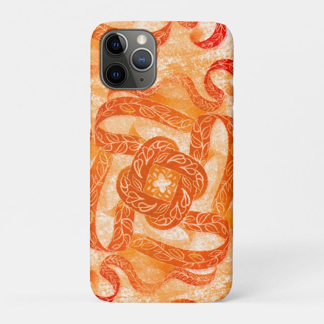 Sunset Swirl Pattern iPhone Case (Rückseite)