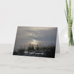 Sunset Sympathy Card Karte