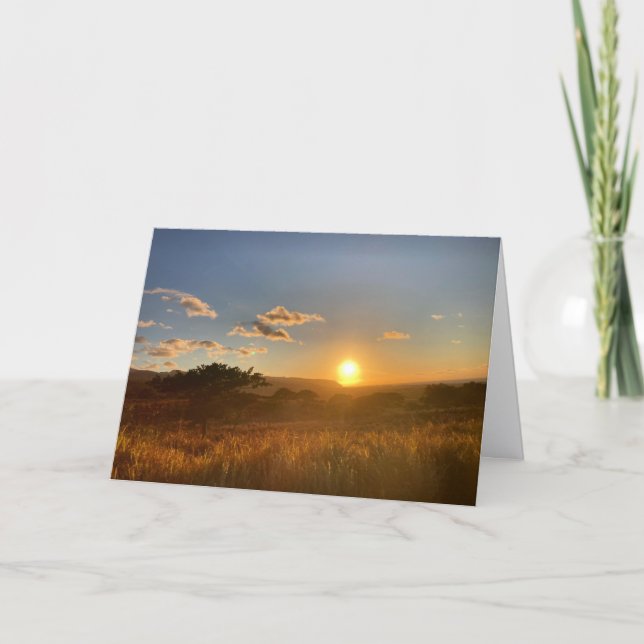 sunset sympathy card karte (Vorderseite)