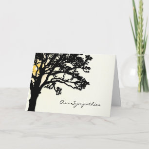 Sunset Sympathy Card Karte