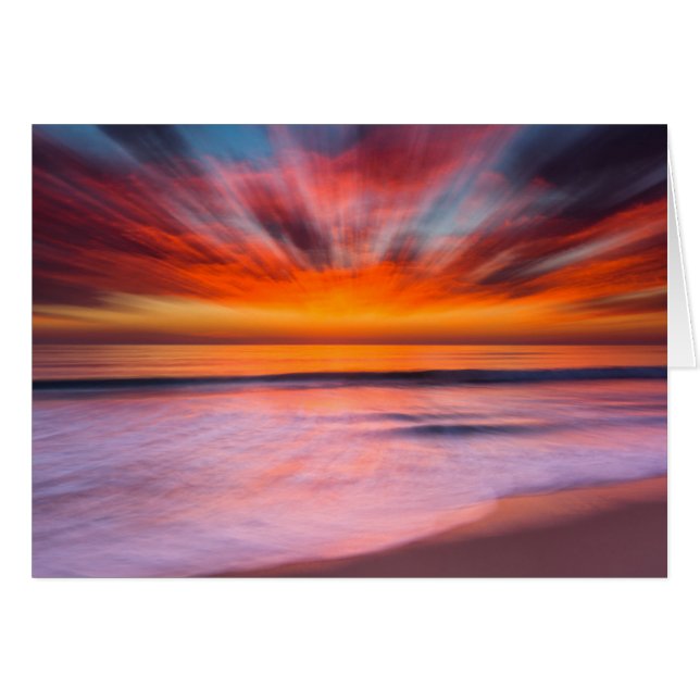 Sunset Tamarack Beach| Carlsbad, CA (Vorderseite (Horizontal))
