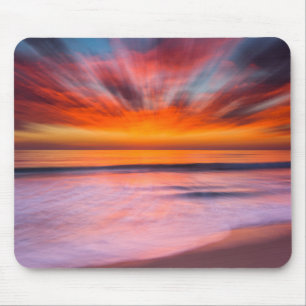Sunset Tamarack Beach  Carlsbad, CA Mousepad