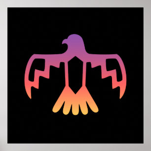 Sunset Thunderbird Poster