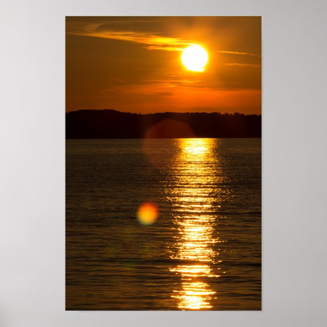 Sunset, Traverse Bay, Michigan Poster (Vorne)