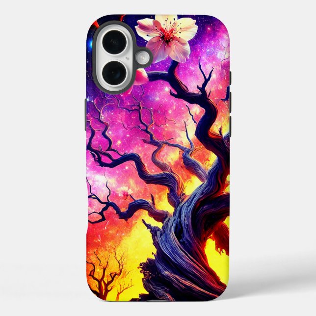 Sunset Tree Phone Case (Rückseite)