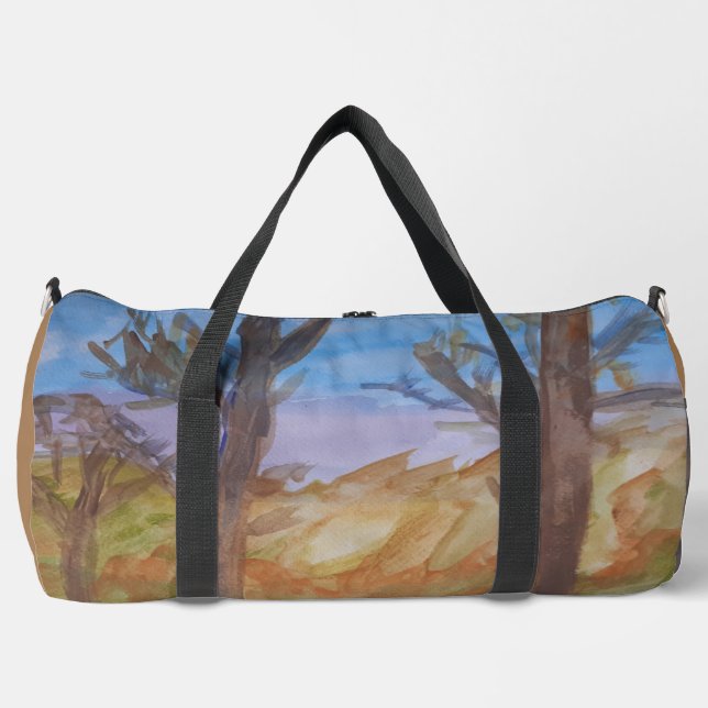 Sunset Trees Duffle Bag (Vorderseite)