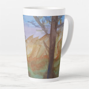 Sunset Trees Milchtasse