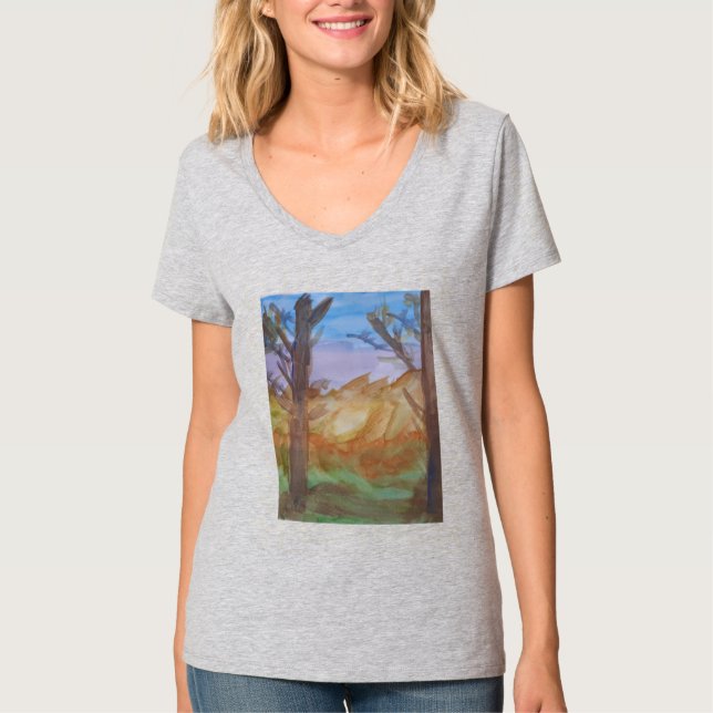 Sunset Trees T-Shirt (Vorderseite)