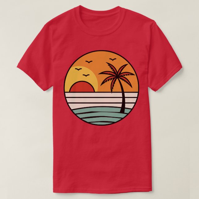 Sunset TShirt (Design vorne)