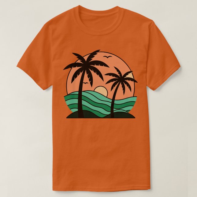 Sunset TShirt 10 (Design vorne)