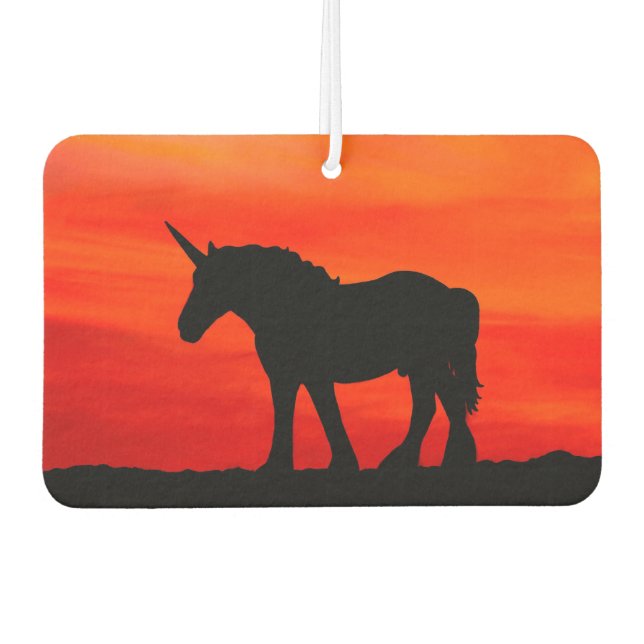 Sunset Unicorn Autolufterfrischer (Vorderseite)