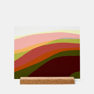Sunset Vibes Abstrakt Art 206 Acrylschild