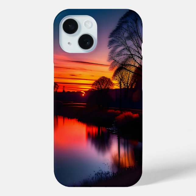 Sunset View One Case-Mate iPhone Hülle (Rückseite)