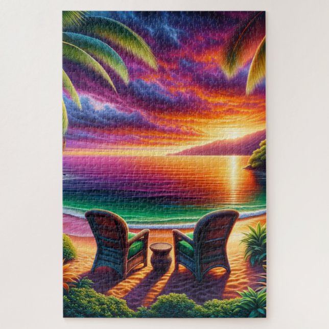 Sunset View Puzzle (Vertikal)