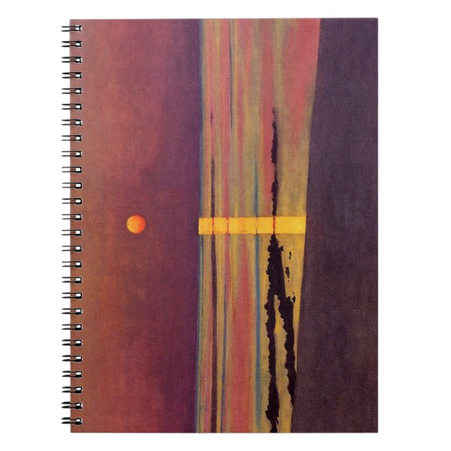 Sunset (von Félix Vallotton) Notizblock (Vorderseite)