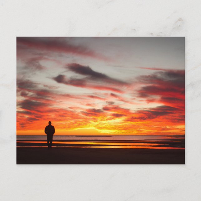 Sunset Walk Postkarte (Vorderseite)
