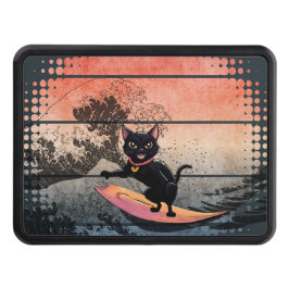 Sunset Wave Riding Cat Abschlepphaken Cover