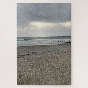 Sunset West Wittering Beach Chichester Sussex UK Puzzle