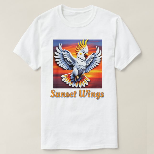 " SUNSET WINGS " T-Shirt (Design vorne)