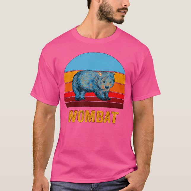 Sunset Wombat T-Shirt (Vorderseite)