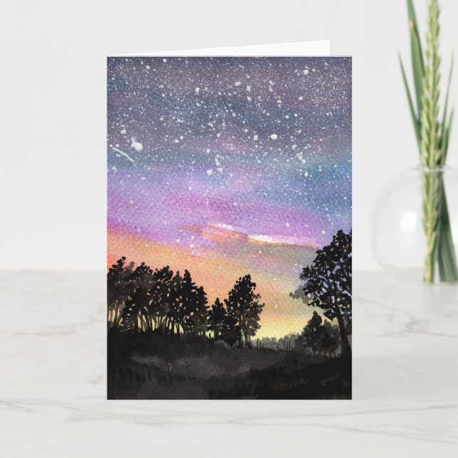 Sunset Woods Karte (Vorderseite)