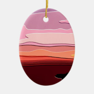 SUNSETS KERAMIK ORNAMENT