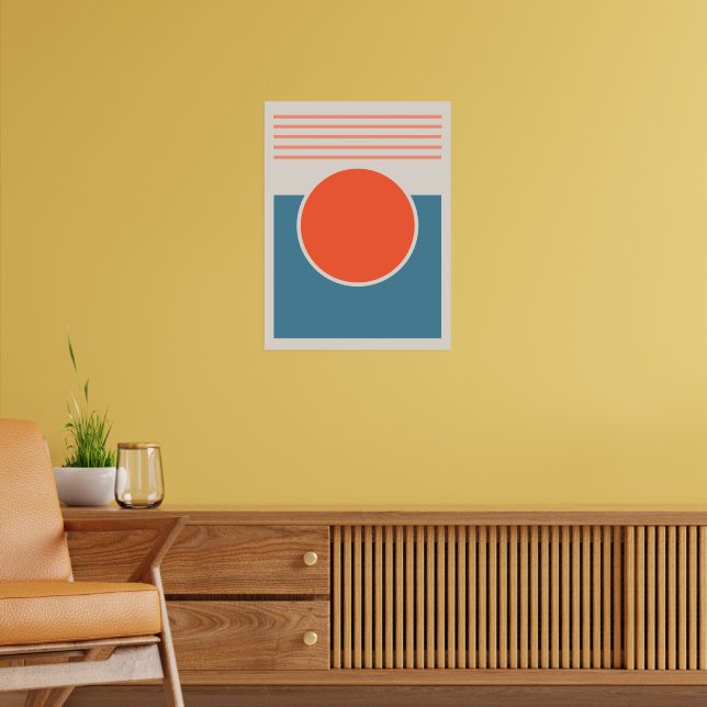 Sunshine Abstract Design Poster (Wohnzimmer 2)
