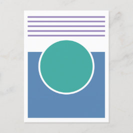 Sunshine Abstract Design Postkarte