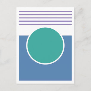 Sunshine Abstract Design Postkarte