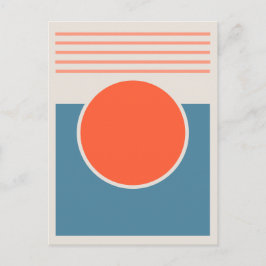 Sunshine Abstract Design Postkarte