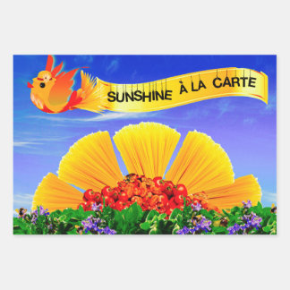 SUNSHINE ALA CARTE! GESCHENKPAPIER SET