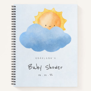 Sunshine Baby Dusche Geschenkliste Notizbuch
