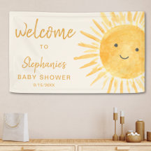 Sunshine Baby Dusche Willkommen