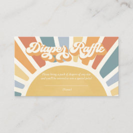 Sunshine Baby Duwer Boho Retro Windelwanne Begleitkarte