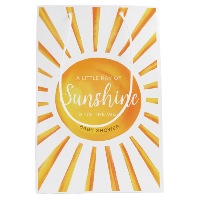 Sunshine Baby Showbeutel Mittlere Geschenktüte (Vorderseite)