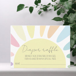 Sunshine Baby Shower Baby Dusche Windelwanne Winde Begleitkarte