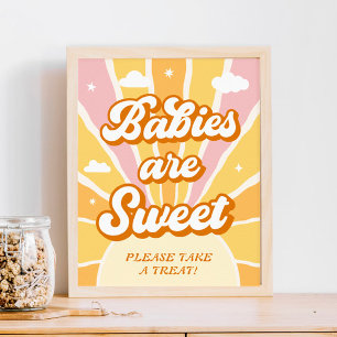 Sunshine Baby Shower Babys sind süße Gefälligkeit Poster