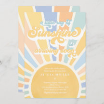 Sunshine Baby Shower Boho Mute Rainbow Sunshine