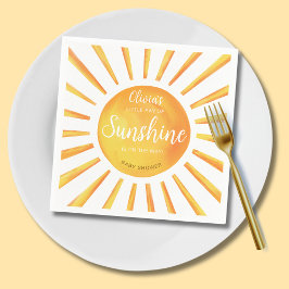 Sunshine Baby Shower Serviette
