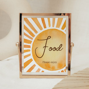 Sunshine Baby Showfood Poster