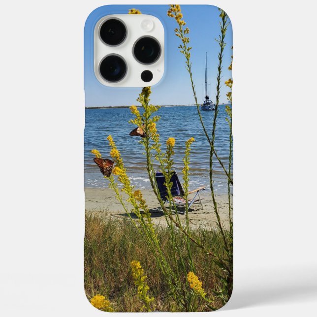Sunshine Beach Blume Butterfly Sailboat Golf Case-Mate iPhone Hülle (Rückseite)
