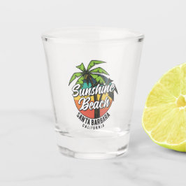 Sunshine Beach Santa Barbara California Shot Glass Schnapsglas