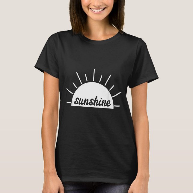 Sunshine Beach Urlaub Sand und Sun Beachin Holid T-Shirt (Vorderseite)