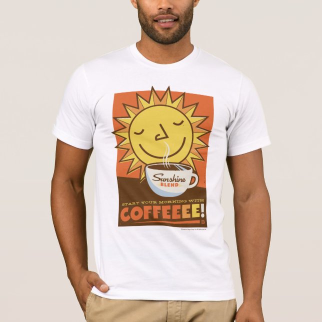 Sunshine Blend-Kaffee T-Shirt (Vorderseite)